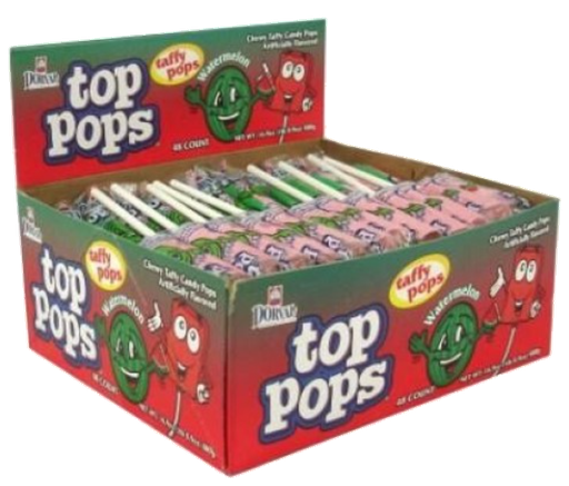 [Swee-All-SE-8275] Sweets & Candy Top Pops Watermelon NPM 10g 1152