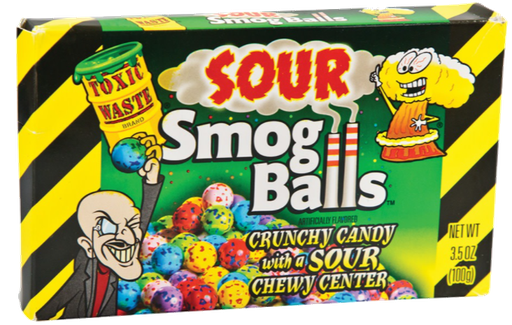 [Swee-All-SE-8282] Sweets & Candy Toxic Waste Sour Smog Balls Theatre  NPM 99g 12
