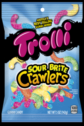 [Swee-All-SE-8305] Sweets & Candy Trolli Sour Brite Crawlers NPM 141g 12