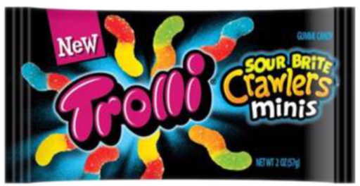 [Swee-All-SE-8306] Sweets & Candy Trolli Sour Brite Crawlers NPM 56g 144