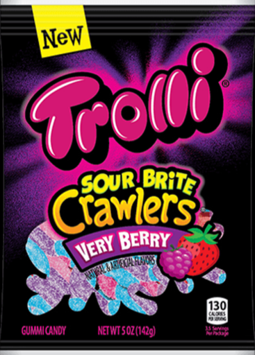 [Swee-All-SE-8309] Sweets & Candy Trolli Sour Brite Crawlers Very Berry NPM 141g 12