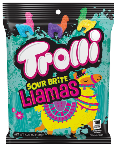 [Swee-All-SE-8312] Sweets & Candy Trolli Sour Brite Llamas NPM 120g 12