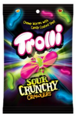 [Swee-All-SE-8316] Sweets & Candy Trolli Sour Crunchy Crawlers NPM 120g 12