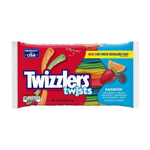 [Swee-All-SE-8336] Sweets & Candy Twizzlers Rainbow Twists NPM 351g 12