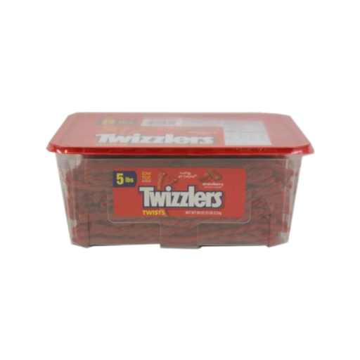 [Swee-All-SE-8344] Sweets & Candy Twizzlers Strawberry Twists Unwrapped NPM 2.2Kg 1