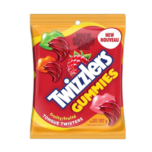 [Swee-All-SE-8346] Sweets & Candy Twizzlers Tongue Twister Gummies Fruity NPM 182g 10