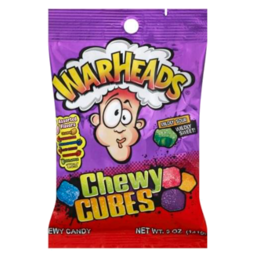 [Swee-All-SE-8356] Sweets & Candy Warheads Chewy Cubes NPM 141g 12