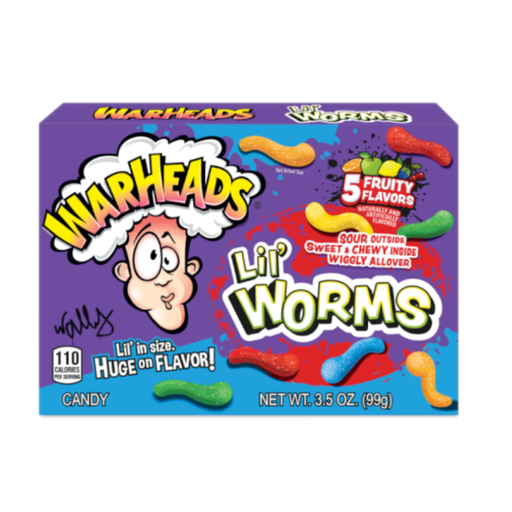 [Swee-All-SE-8369] Sweets & Candy Warheads Lil Worms Theatre NPM 99g 12