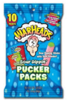 [Swee-All-SE-8374] Sweets & Candy Warheads Peg Bag Sour Pucker Pack NPM 85g 12