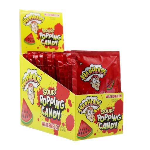 [Swee-All-SE-8378] Sweets & Candy Warheads Popping Candy Pouch Sour Watermelon NPM 9g 20