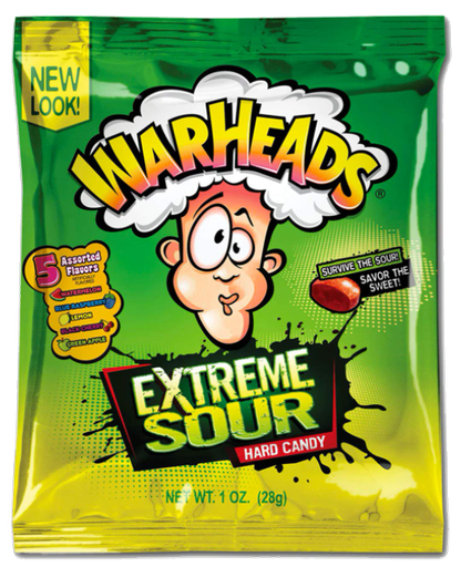[Swee-All-SE-8384] Sweets & Candy Warheads Sour Hard Candy NPM 28g 180