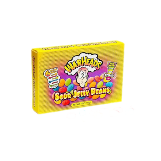 [Swee-All-SE-8386] Sweets & Candy Warheads Sour Jelly Beans Theatre  NPM 113g 12