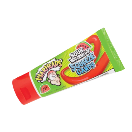 [Swee-All-SE-8394] Sweets & Candy Warheads Squeeze Candy Sour Watermelon NPM 64g 12