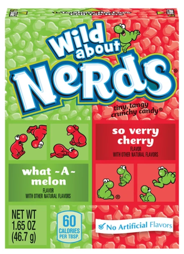 [Swee-All-SE-8404] Sweets & Candy Wild Cherry and Watermelon Nerds  NPM 46g 360