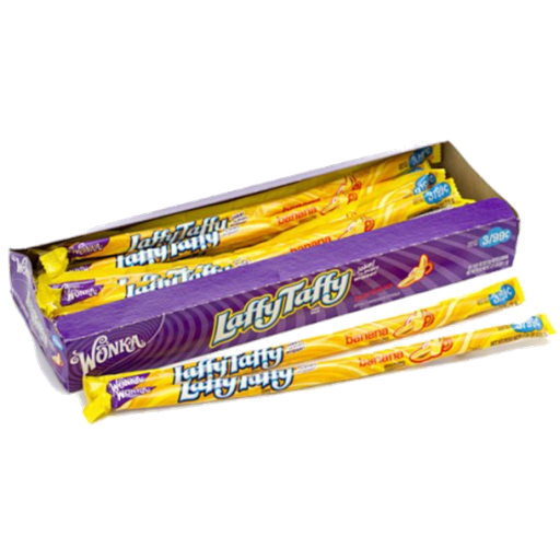 [Swee-All-SE-8408] Sweets & Candy Wonka Laffy Taffy Rope Banana NPM 22gm 24