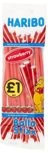 [Swee-All-SE-7481] Sweets Haribo Balla Stixx Strawb PM 1.00 140g 12