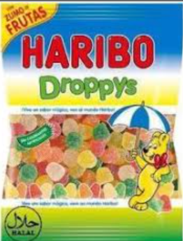 [Swee-All-SE-7450] Sweets Haribo Halal Droppys NPM - 24