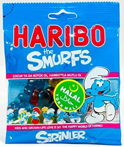 [Swee-All-SE-7457] Sweets Haribo Halal Smurfs NPM - 24