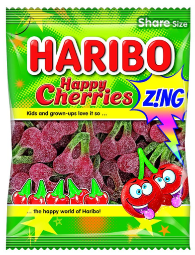 [Swee-All-SE-7484] Sweets Haribo Happy Cherries Zing NPM 140g 12