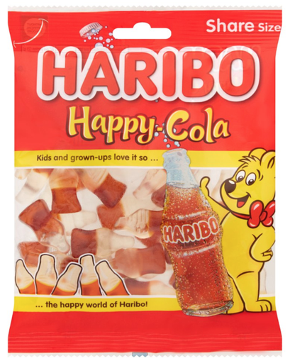 [Swee-All-SE-7495] Sweets Haribo Happy Cola NPM 140g 12