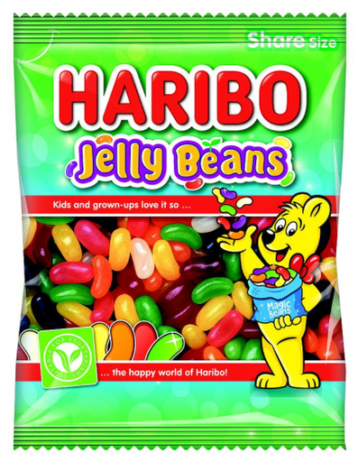 [Swee-All-SE-7496] Sweets Haribo Jelly Beans NPM 140g 12