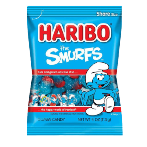 [Swee-All-SE-8444] Sweets Haribo Smurfs NPM 113g 12