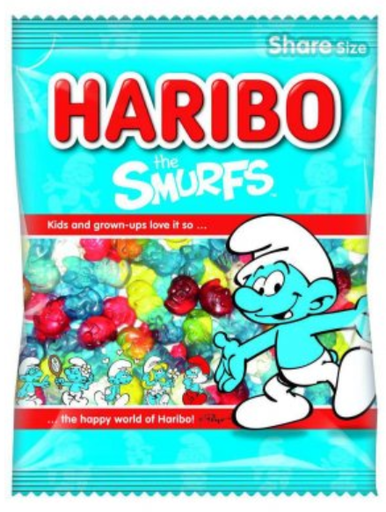 [Swee-All-SE-7476] Sweets Haribo Smurfs NPM 140g 12