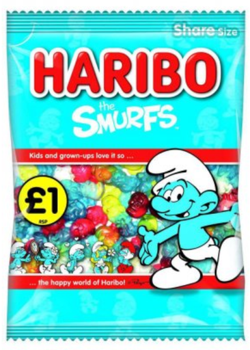 [Swee-All-SE-7477] Sweets Haribo Smurfs PM 1.00 220g 12