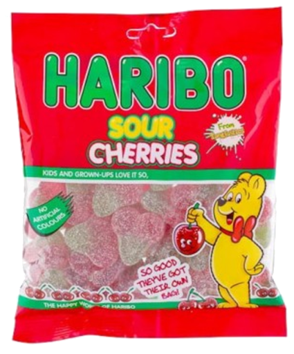 [Swee-All-SE-7459] Sweets Haribo Sour Cherry NPM 160g 12