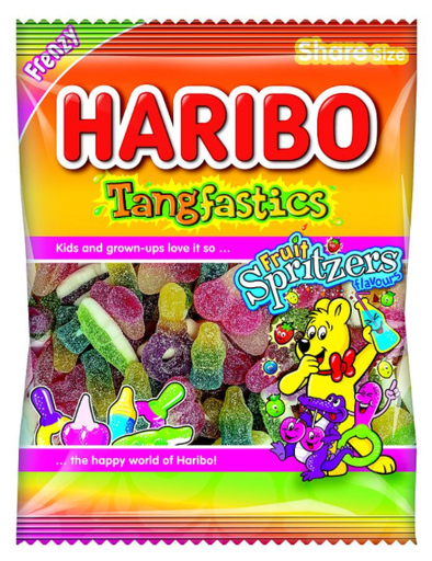 [Swee-All-SE-7509] Sweets Haribo Tangfastics Fruit Spritzers NPM 140g 12