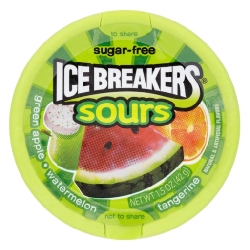 [Swee-All-SE-7443] Sweets Ice Breakers Fruit Sours NPM 42g 8