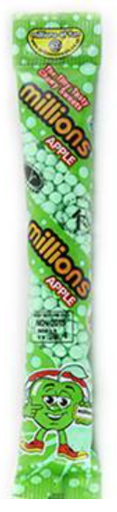 [Swee-All-SE-8469] Sweets Millions Tubes Apple NPM 60g 12