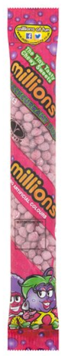 [Swee-All-SE-8468] Sweets Millions Tubes Blackcurrant Buzz NPM 60g 12