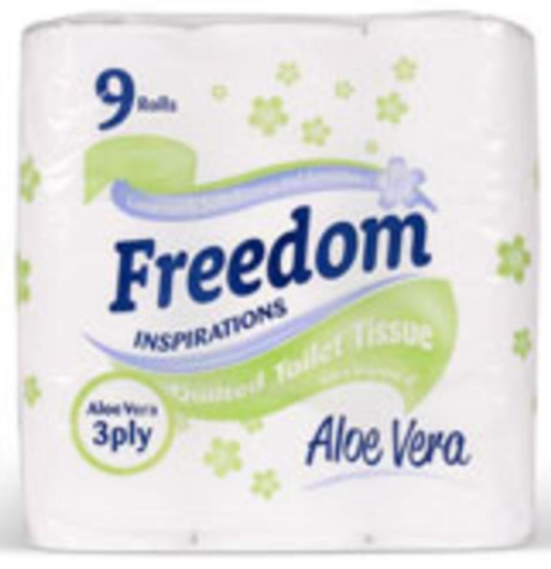 [Tiss-All-SE-8507] Tissues and Toiletries Toilet Roll Freedom Aloe Vera 3Ply NPM 9s-3Ply 5