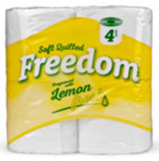[Tiss-All-SE-8510] Tissues and Toiletries Toilet Roll Freedom Lemon 2Ply  NPM 4s-2Ply 10