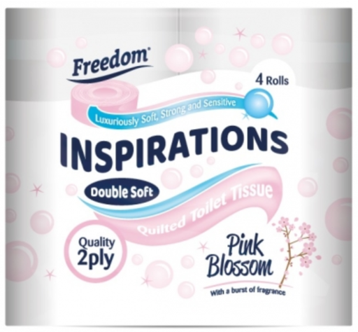 [Tiss-All-SE-8514] Tissues and Toiletries Toilet Roll Freedom Pink 2Ply  NPM 4s-2Ply 10