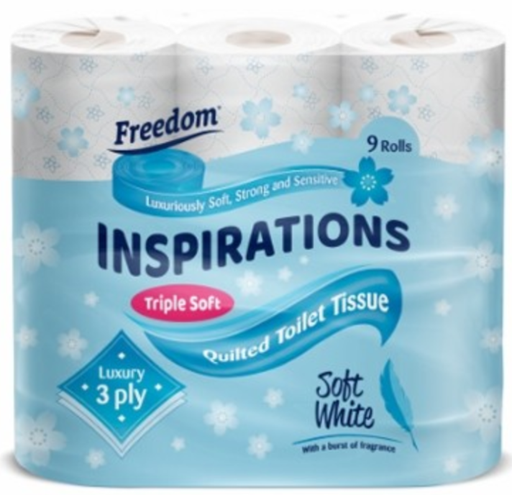 [Tiss-All-SE-8516] Tissues and Toiletries Toilet Roll Freedom White 2Ply  NPM 9s-3Ply 5