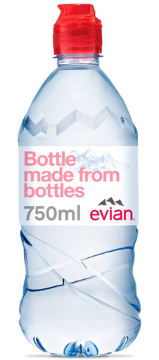 [Wate-All-SE-8580] Waters Still Evian Sport NPM 750ml 12