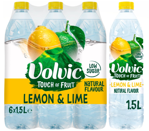 [Wate-All-SE-8567] Waters Still Volvic Taste of Lemon and Lime NPM 1.5L 6