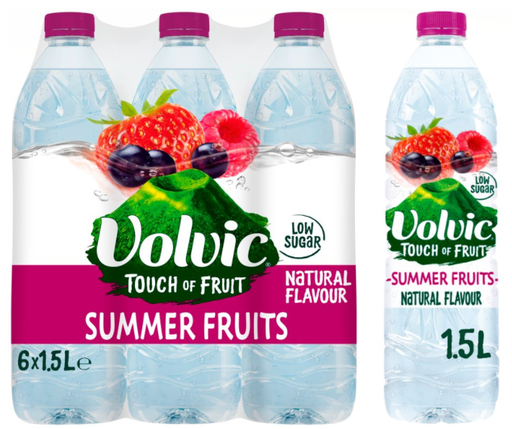 [Wate-All-SE-8569] Waters Still Volvic Taste of Summer Fruit NPM 1.5L 6