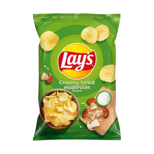 [Cris-All-SE-5318] Crisps Lays Sour Cream & Forest Mushroom Taste NPM 130g 21