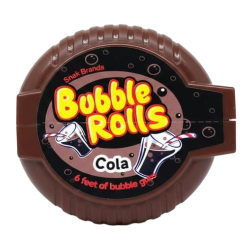 [Chew-All-SE-4392] Chewing Gums Bubble Rolls Cola NPM 56g 12