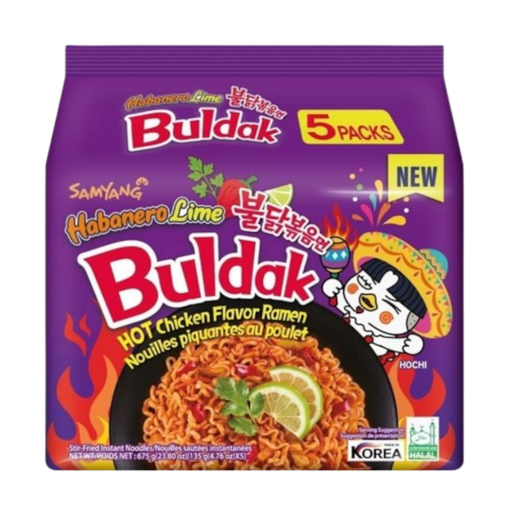 [Nood-All-SE-7086] Noodles Samyang Buldak Habanero Lime NPM 130g 5s 8