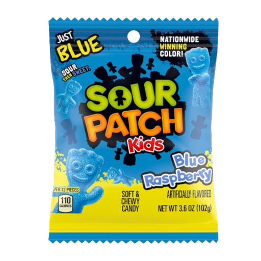 [Swee-All-SE-8108] Sweets & Candy Sour Patch Kids Blue Raspberry NPM 102g 12