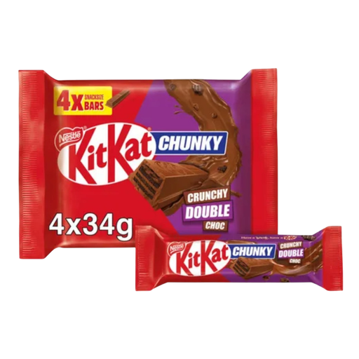 [KitK-All-SE-8613] Kit Kat Chunky Double Chocolate MP(4x34g) 15s