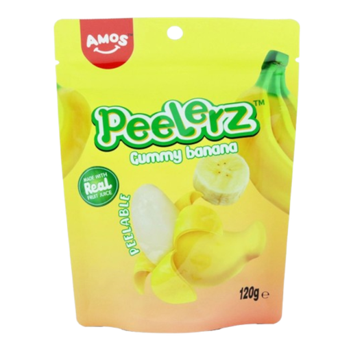 [Swee-All-SE-8618] Sweets & Candy Peelerz Gummy Banana NPM 120g 12