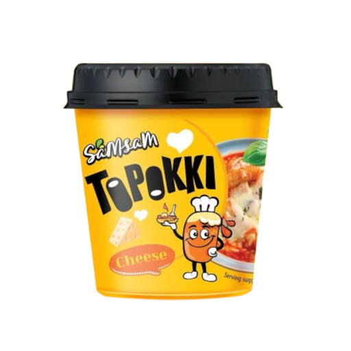 [Snac-All-SE-8686] Snacks Topokki Korean Rice Cake Cheese NPM 120g 6