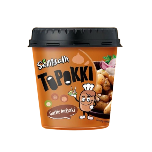 [Snac-All-SE-8687] Snacks Topokki Korean Rice Cake Garlic NPM 120g 6