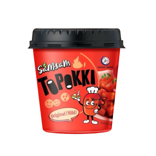 [Snac-All-SE-8689] Snacks Topokki Korean Rice Cake Original NPM 120g 6