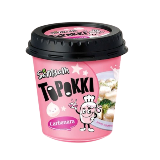 [Snac-All-SE-8690] Snacks Topokki Korean Rice Cake Carbonara NPM 120g 6